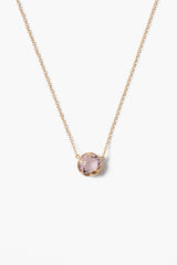 June Birthstone Necklace Alexandrite Crystal