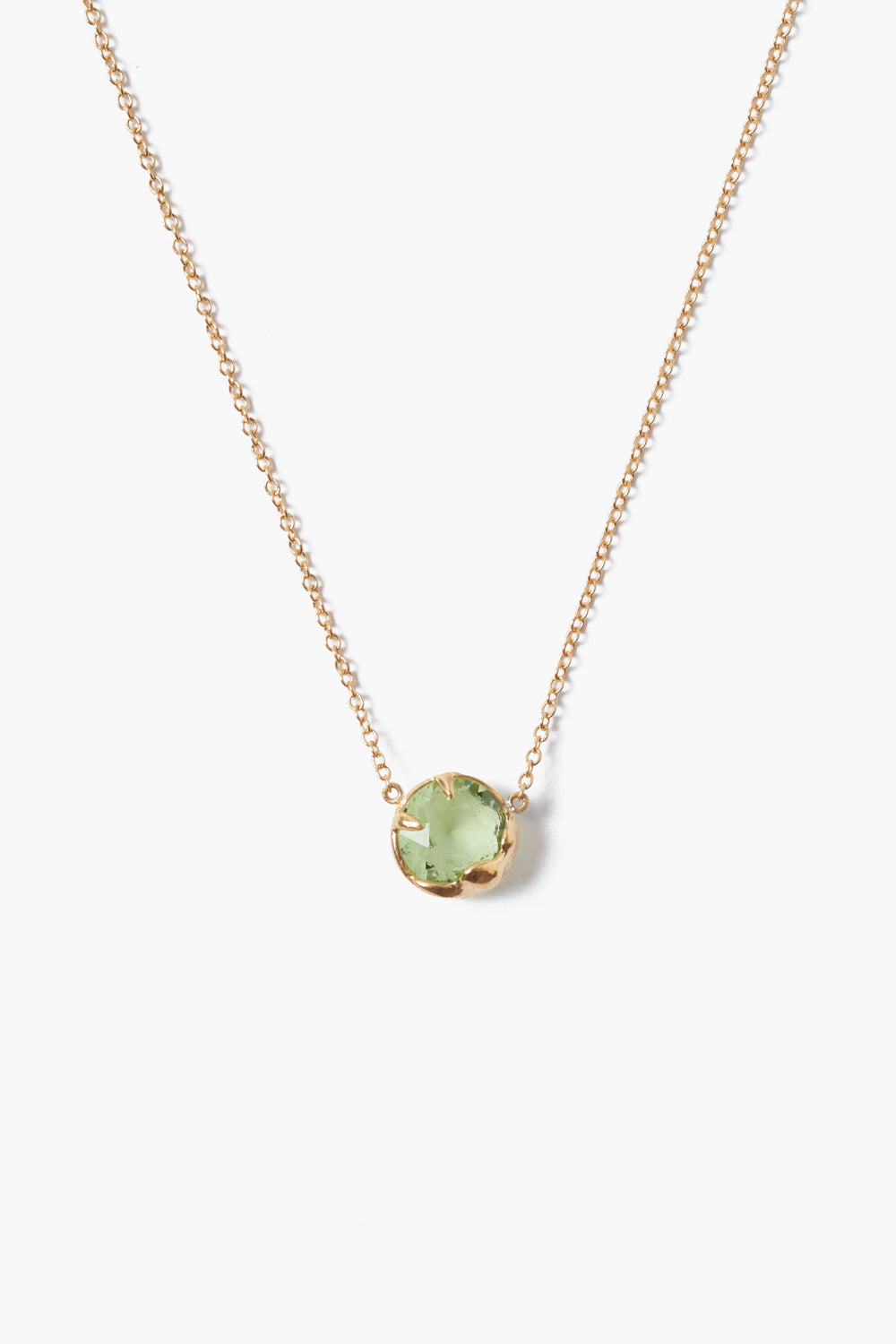 August Birthstone Necklace Peridot Crystal – Chan Luu