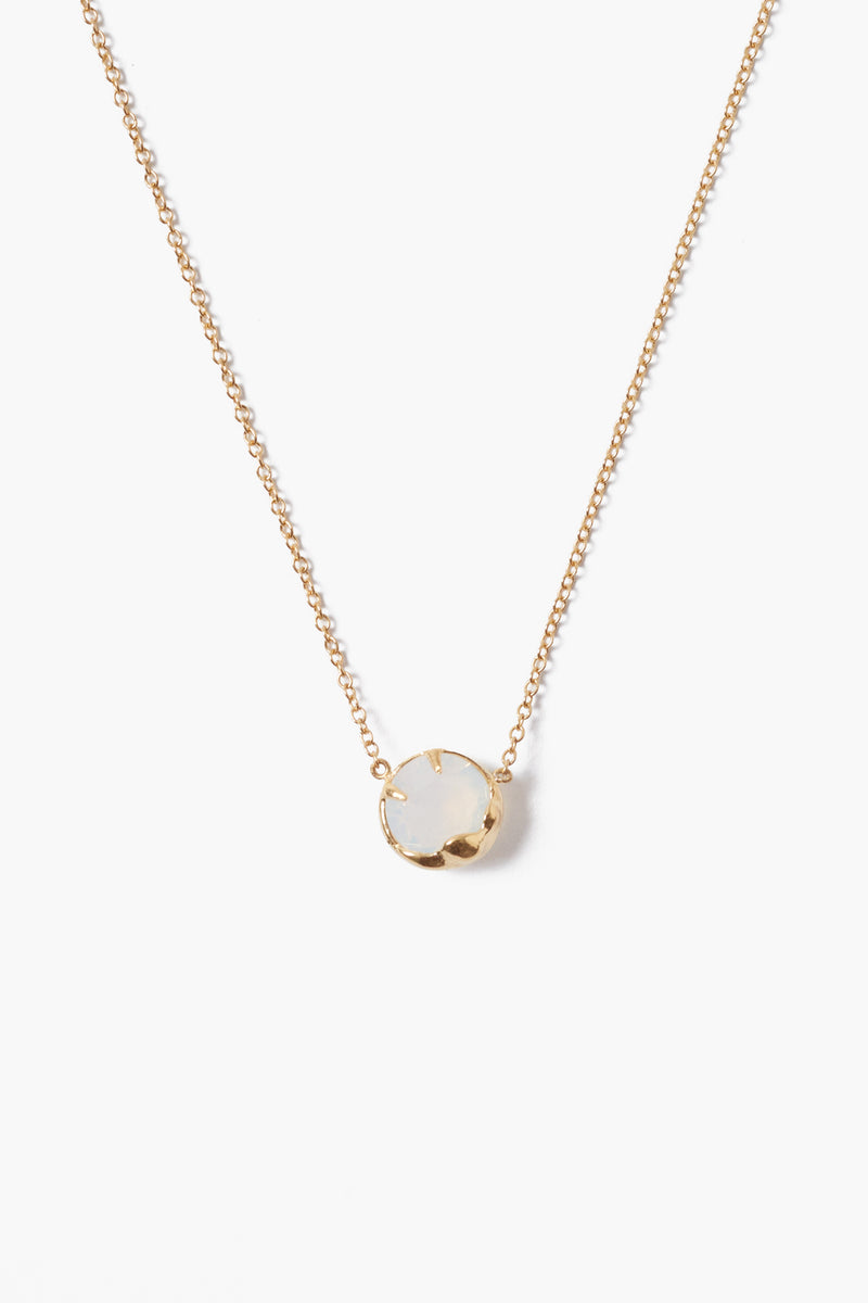 October Birthstone Necklace Opal Crystal – Chan Luu
