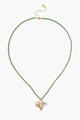 Tavi Charm Necklace Green Mix
