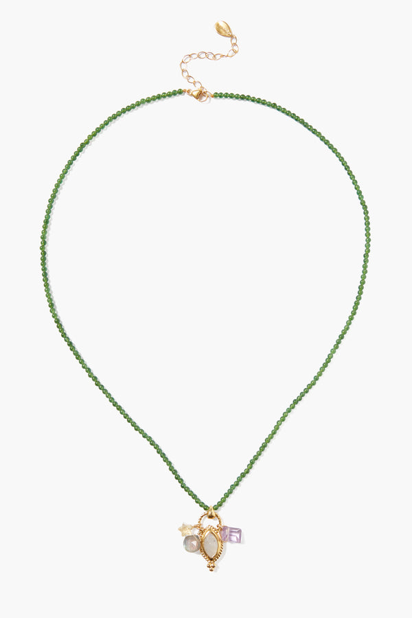 Tavi Charm Necklace Green Mix