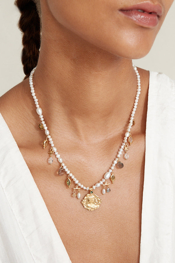 Body Chain Jewelry, Faux Pearl Body Chain – Chandras Treasures