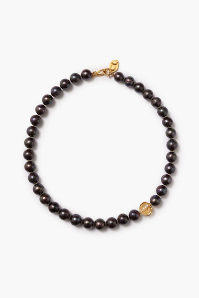 Lark Necklace Peacock Pearl