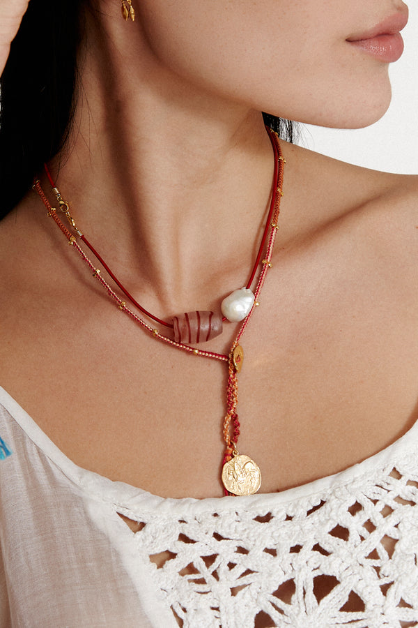 Palisade Necklace Red