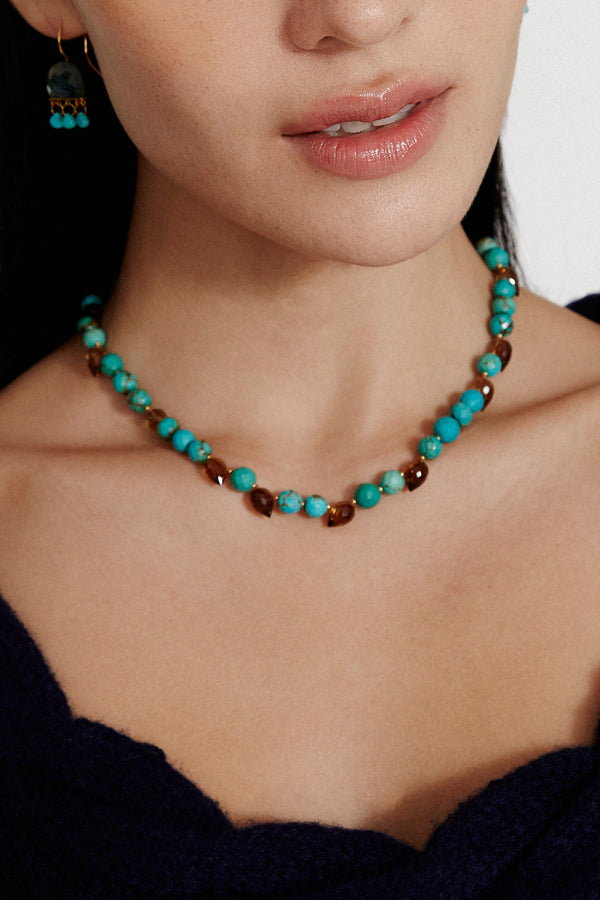 Willa Necklace Turquoise Mix