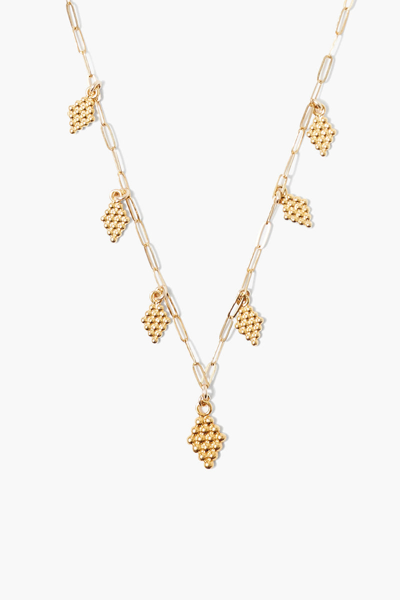 Bijou Charm Necklace Yellow Gold