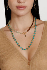 Naomi Necklace Green Mix