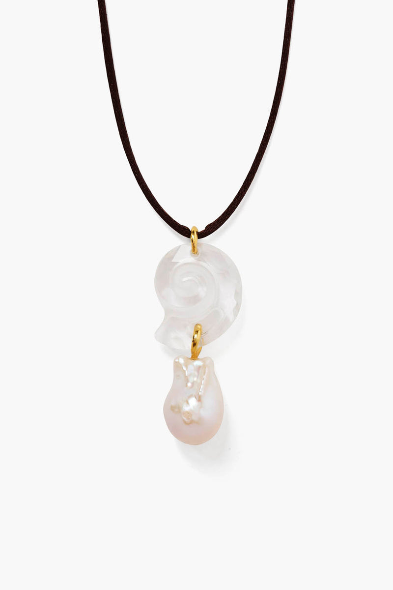 Maris Necklace White Pearl Mix