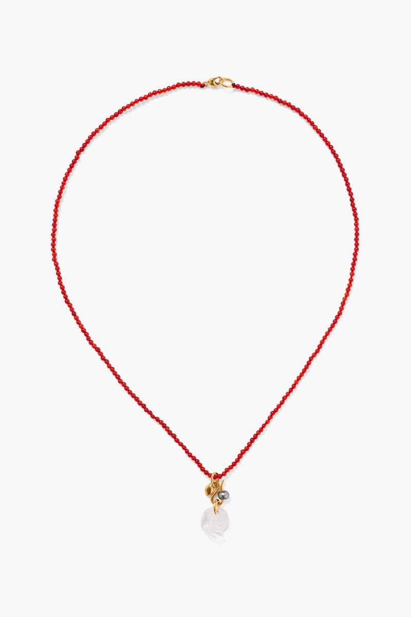 Leila Necklace Carnelian