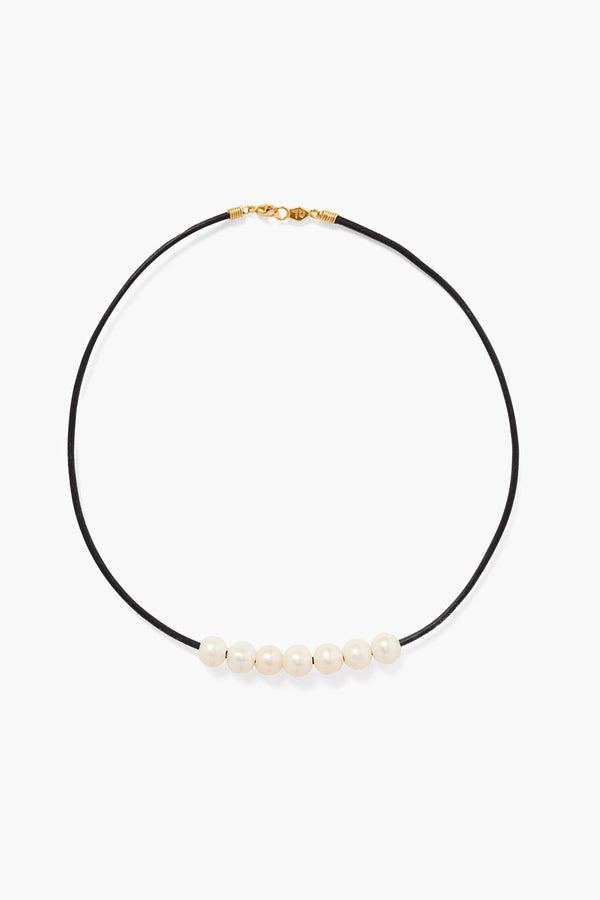 River Necklace White Pearl