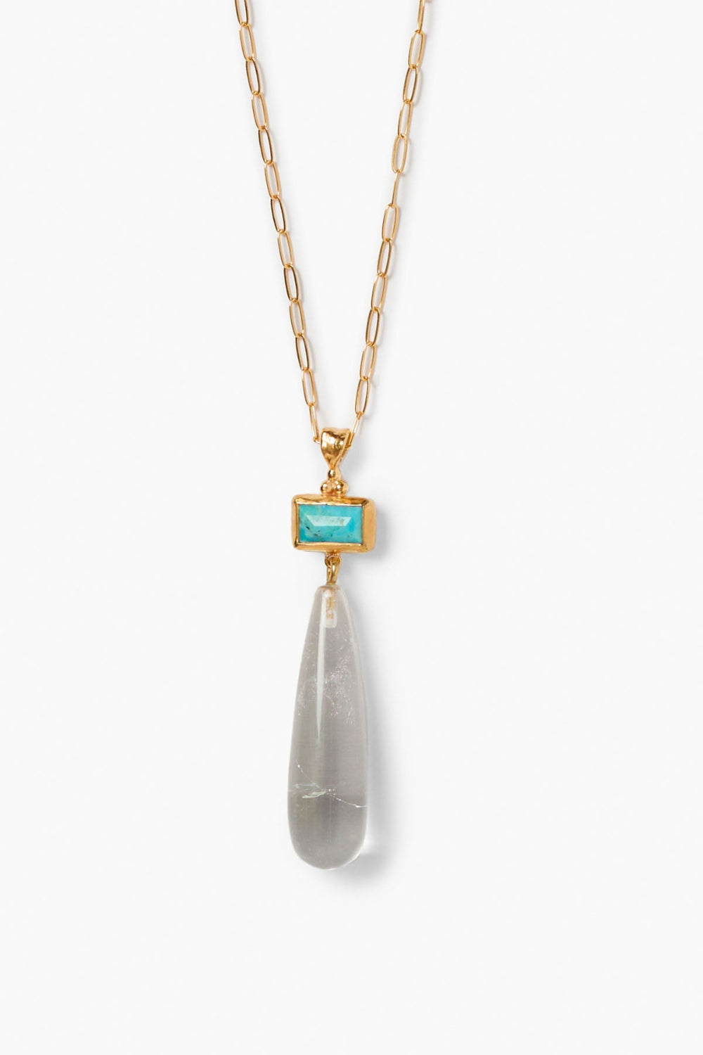 Messina Necklace Clear Quartz – Chan Luu