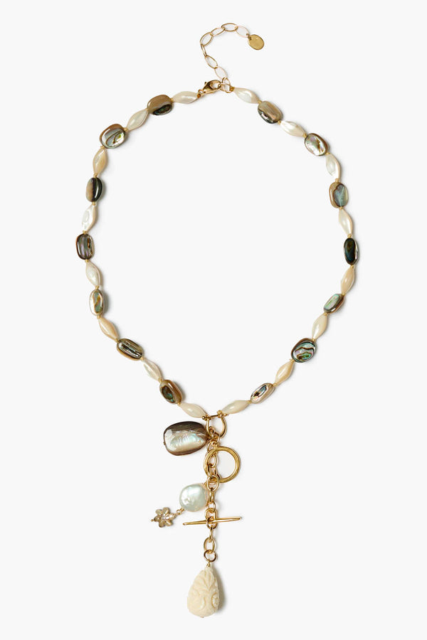 Alexandria Necklace Abalone Mix