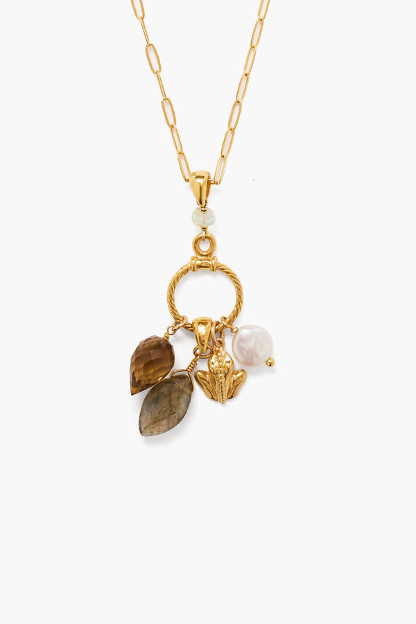 Coqui Charm Necklace Lab Mix