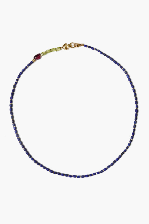 Lottie Necklace Lapis Mix