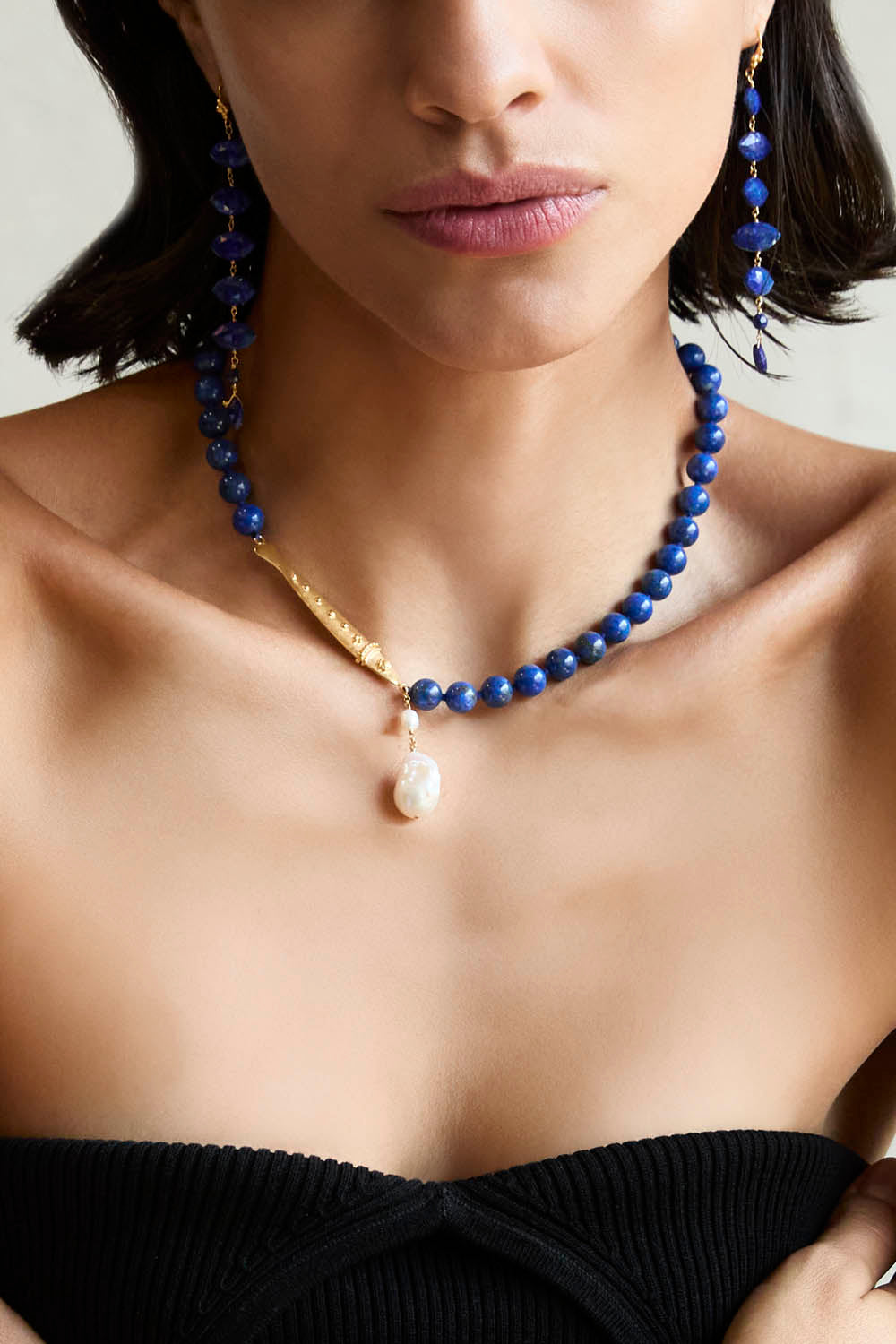 Ospina Necklace Lapis – Chan Luu