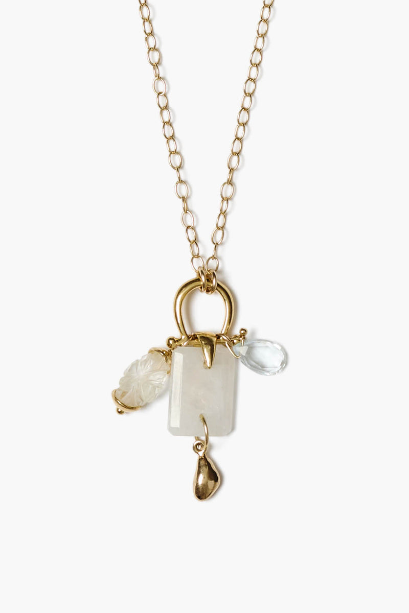 Alessia Necklace Moonstone Mix