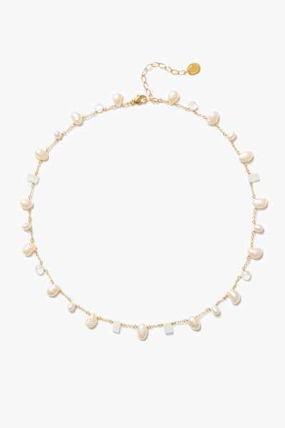 Diana Necklace White Pearl