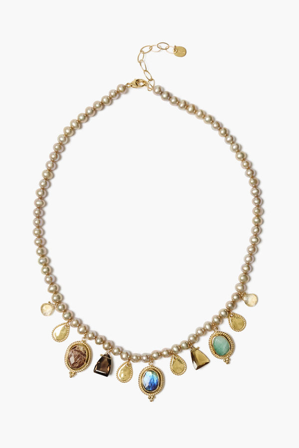 Vignette Charm Necklace Multi