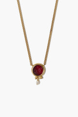 Pegasus Intaglio Necklace Carnelian