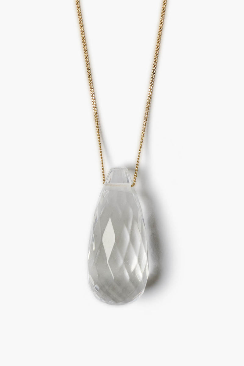 Jane Pendant Necklace Clear Quartz