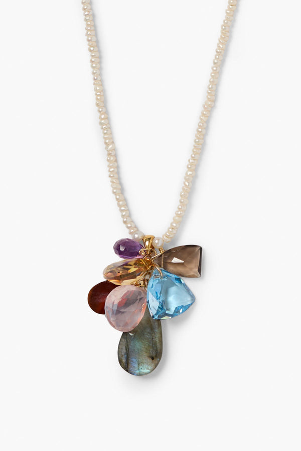 Trove Necklace White Pearl