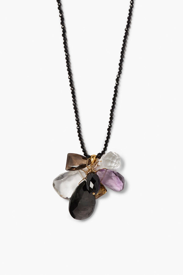 Trove Necklace Black Spinel