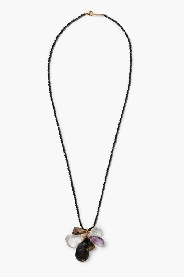 Trove Necklace Black Spinel