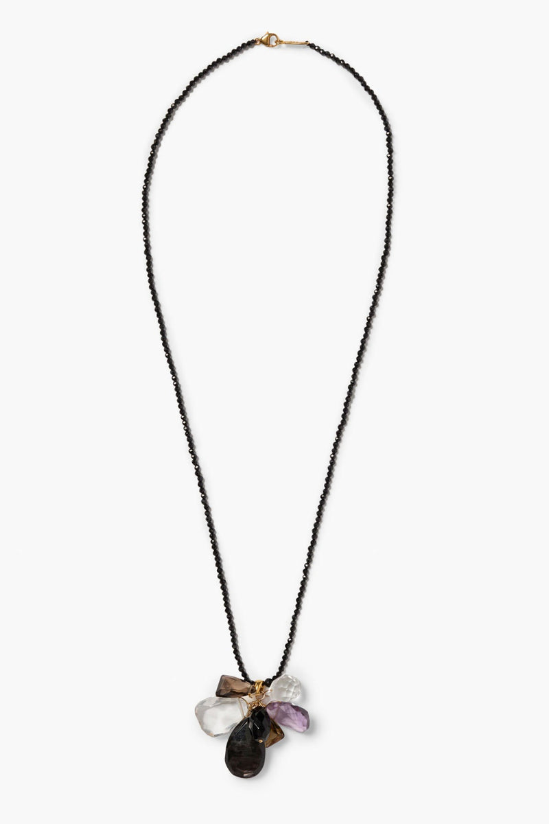 Trove Necklace Black Spinel