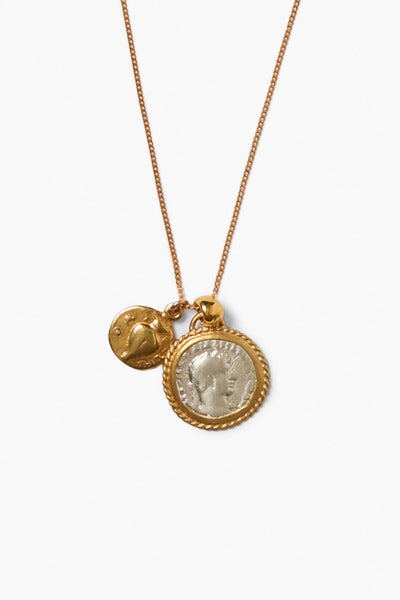 Catriona Charm Necklace Yellow Gold