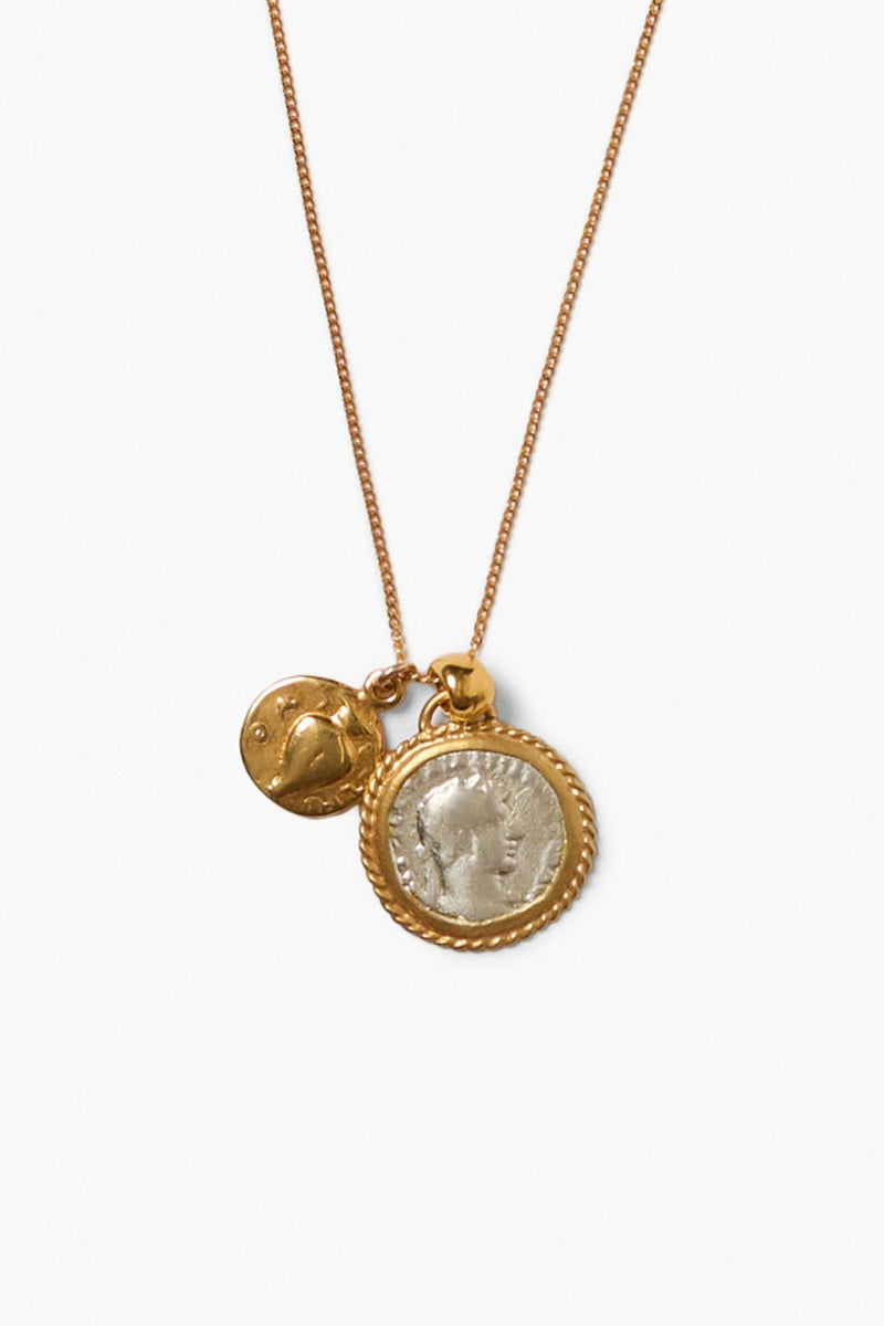 Catriona Charm Necklace Yellow Gold