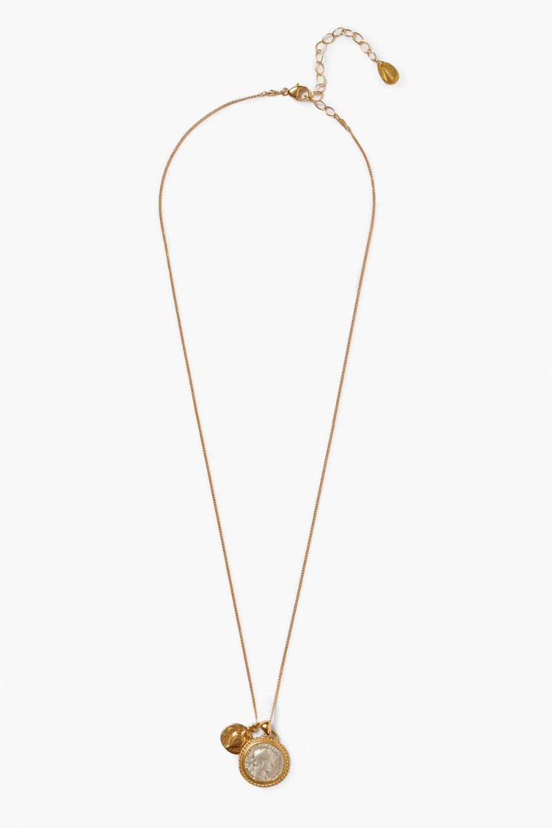 Catriona Charm Necklace Yellow Gold