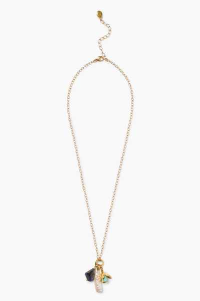 Bellflower Charm Necklace Multi