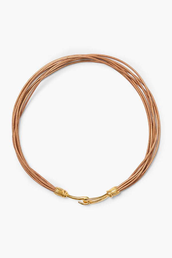 Severine Collar Necklace Bronze