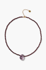 Claire Necklace Garnet