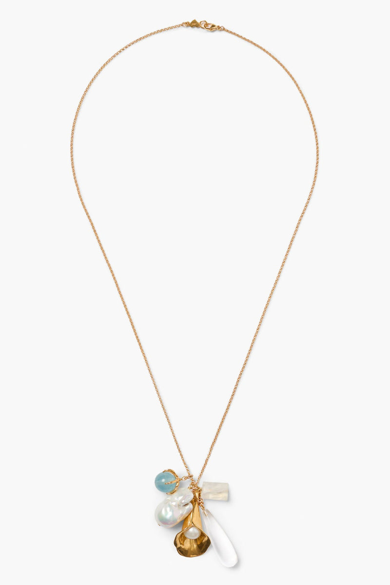 Rowena Charm Necklace Multi