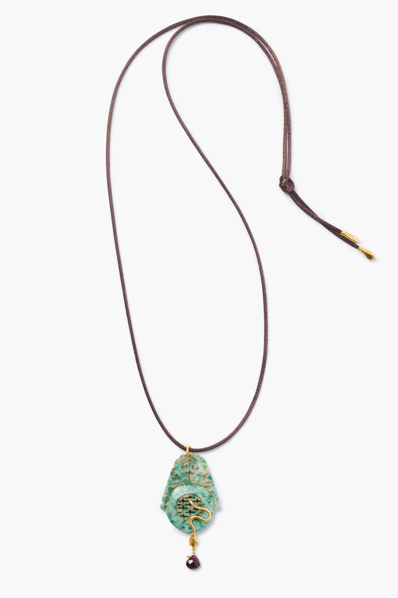 Serpent Necklace Jade