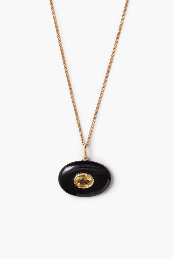 Seed Necklace Onyx