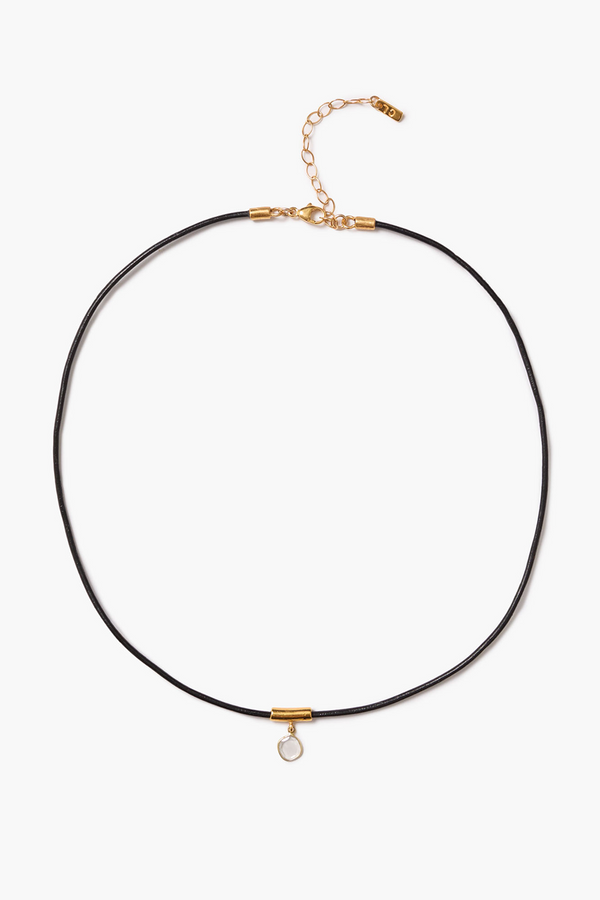 Mirage Cord Necklace Yellow Gold