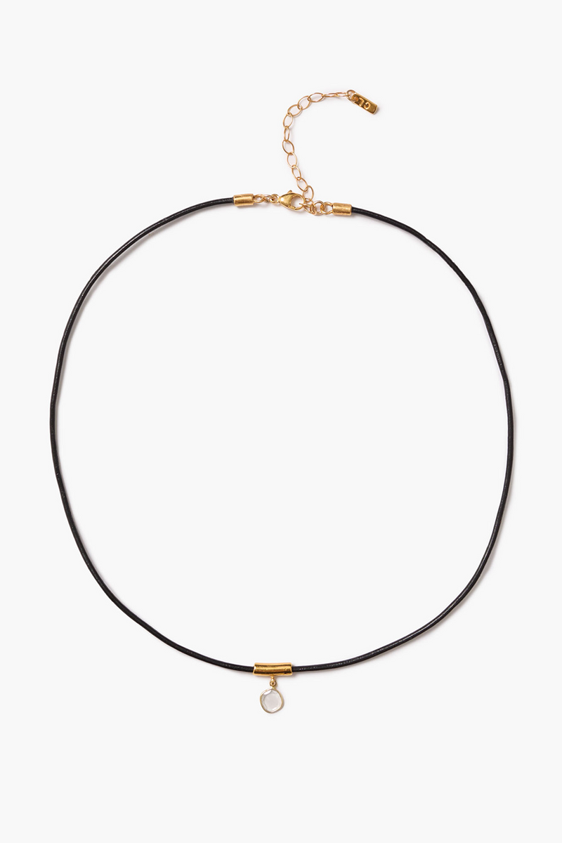 Mirage Cord Necklace Yellow Gold