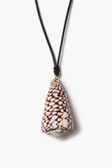 Cone Shell Necklace Black