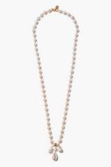Caroline Necklace White Pearl