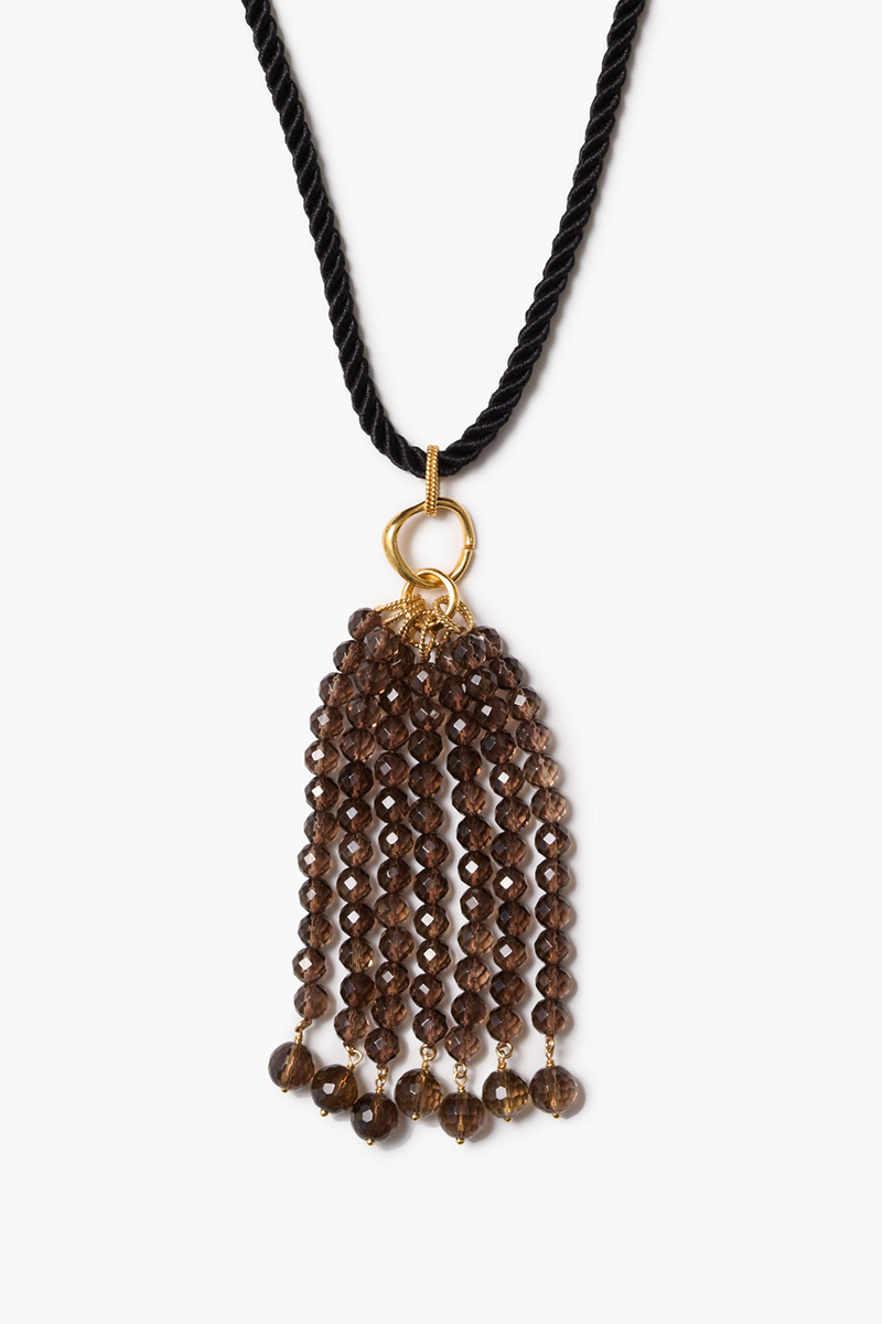 Pampille Necklace Smoky Quartz