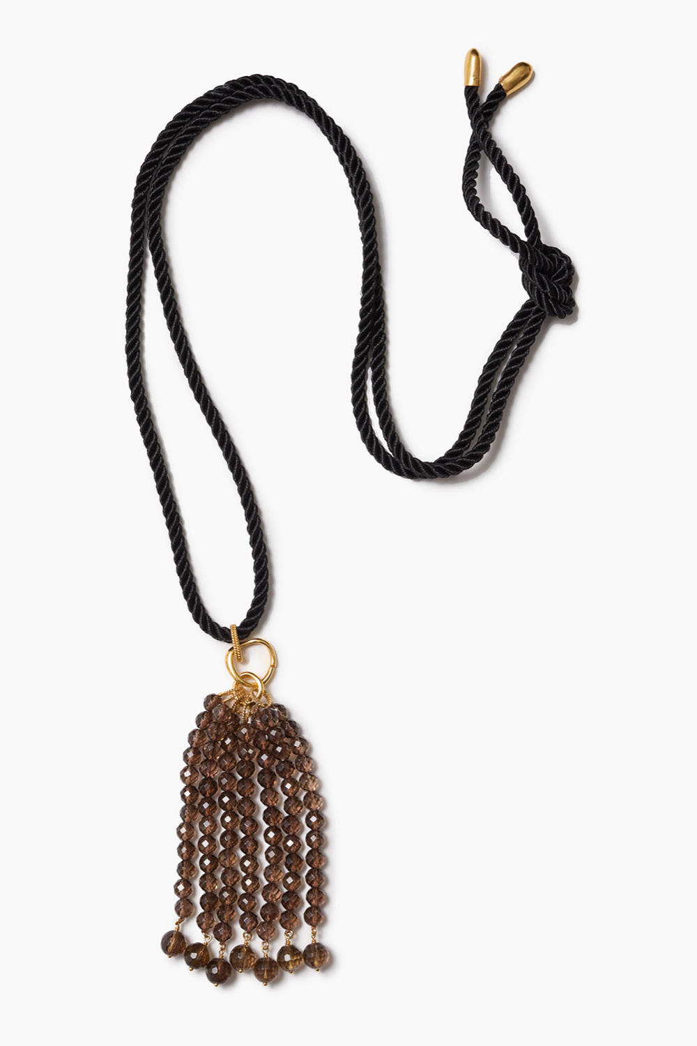 Pampille Necklace Smoky Quartz