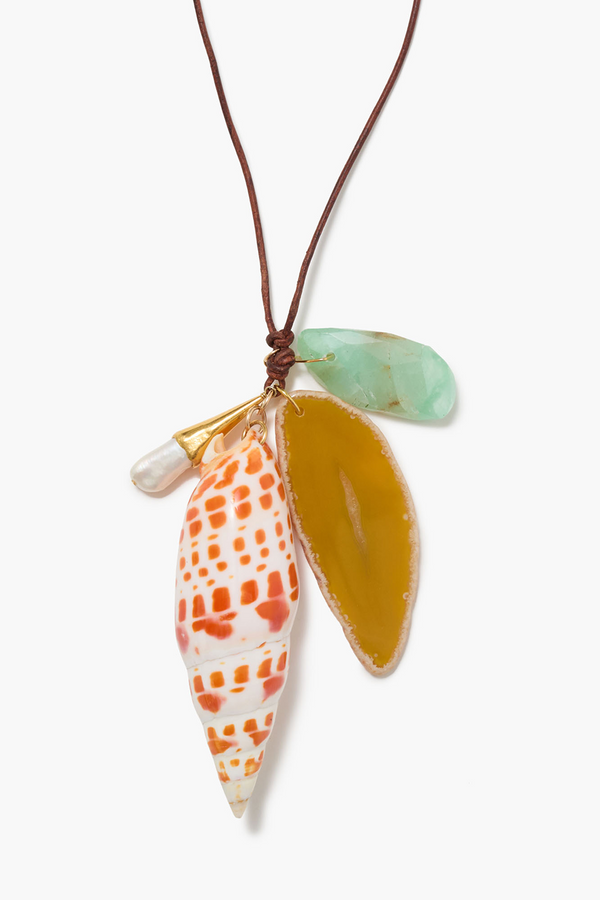 Beryl Charm Necklace Multi