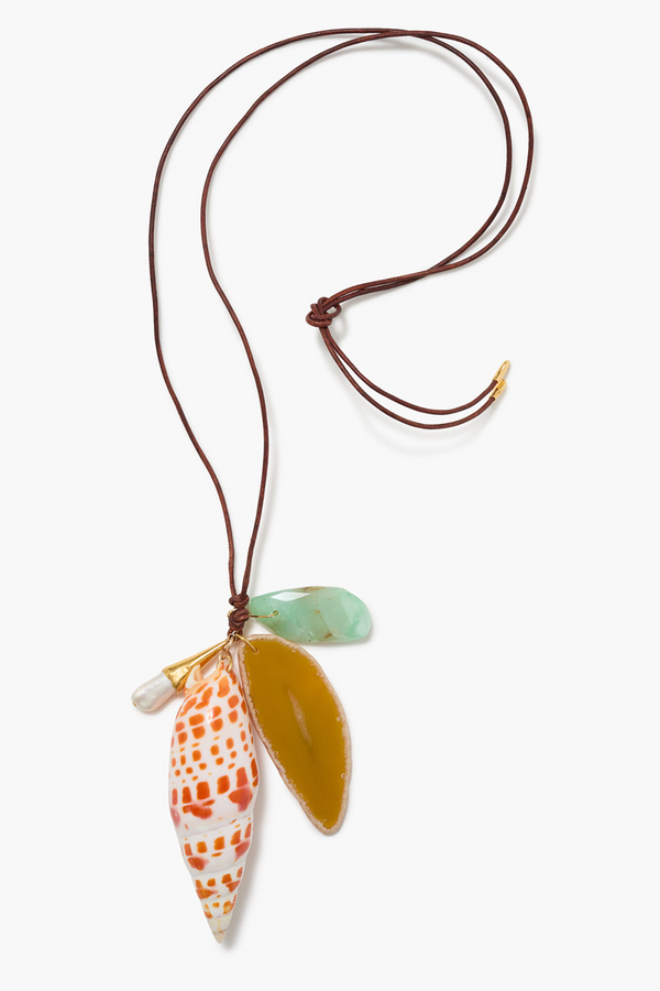 Beryl Charm Necklace Multi