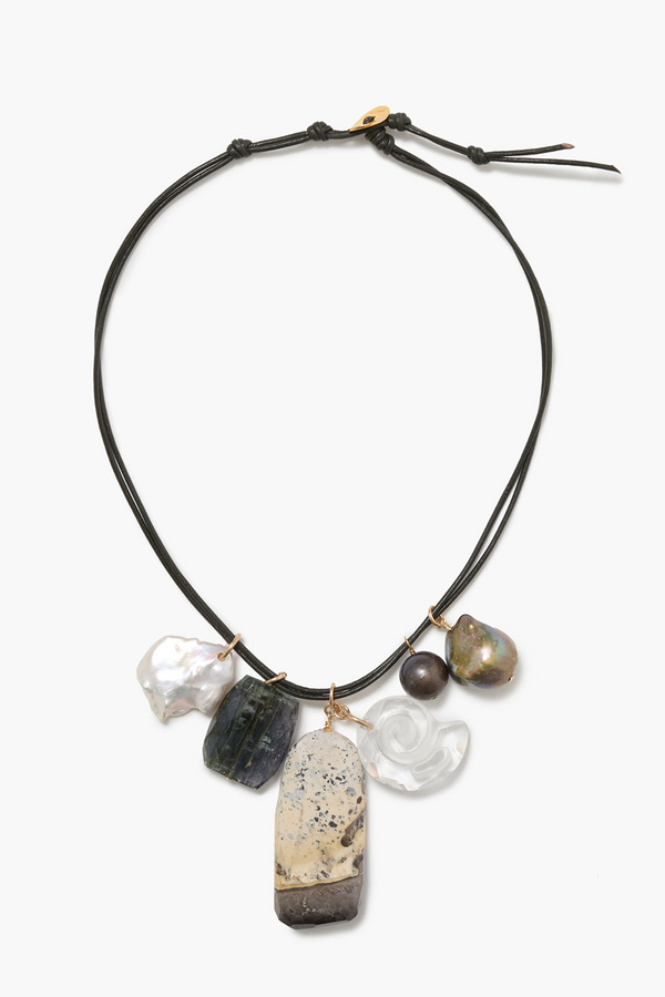 Oceano Charm Necklace Multi