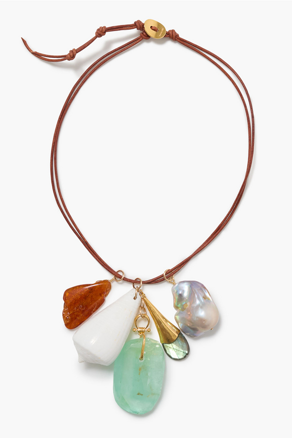 Calypso Charm Necklace Multi