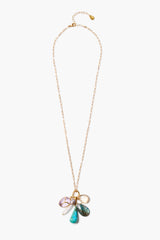 Scarab Charm Necklace Multi