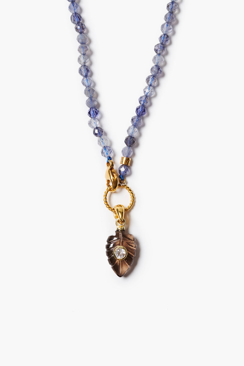 Fern Necklace Iolite