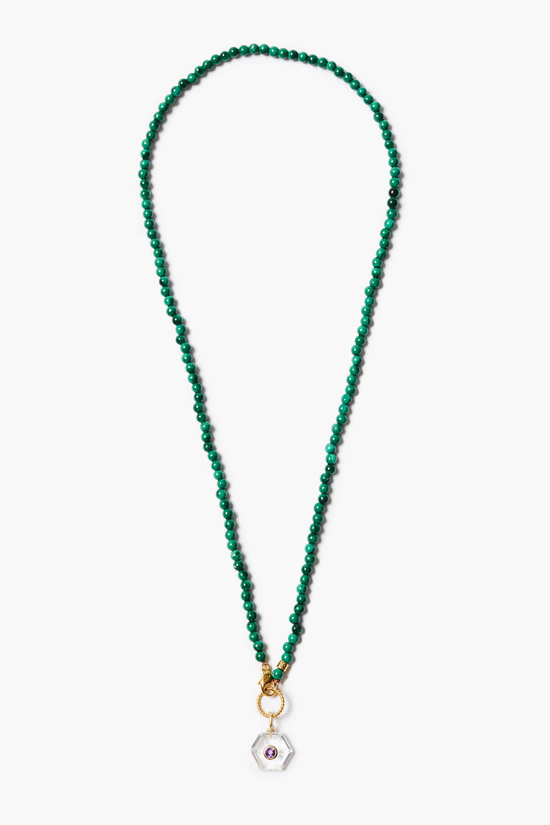 Prism Necklace Malachite